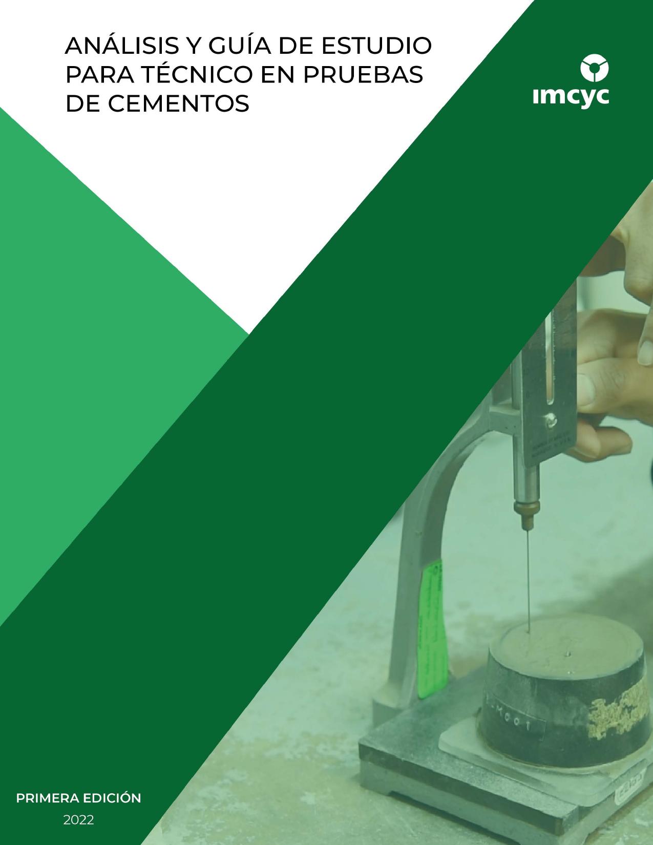 Manual Técnico en pruebas físicas al cemento